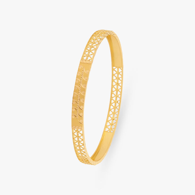 Floral Gold Bangles