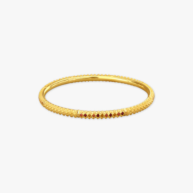 Radiant Rhythm Gold Bangles