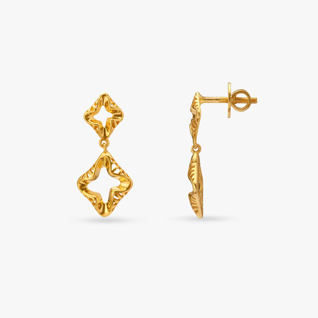 Radiant Starburst Gold Pendant and Earrings Set 5