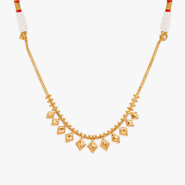 Geometric Charm Gold Necklace Set 2