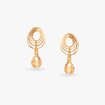 Leaf Motif Gold Necklace Set