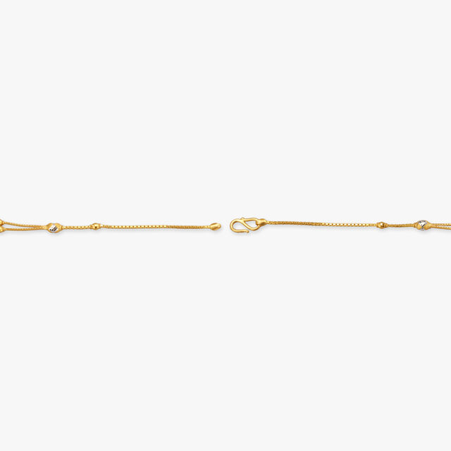 Sleek Two-Tone Gold Bracelet