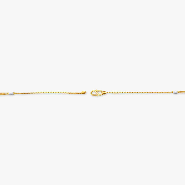 Refined Beaded Gold Bracelet