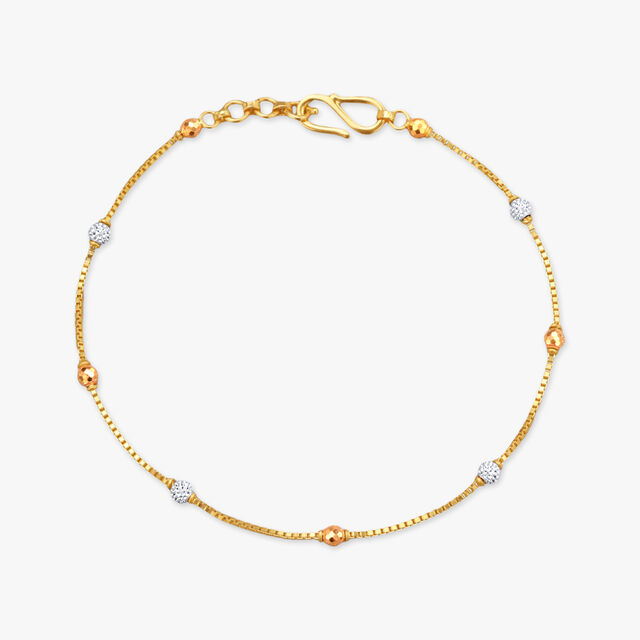 Minimalist Two-Tone Gold Bracelet