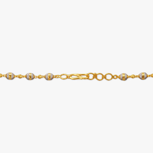 Bead Rhythm Gold Chain