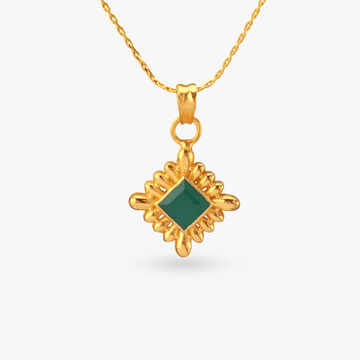 Royal Emerald Gold Pendant