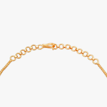 Regal Radiance Gold Necklace Set