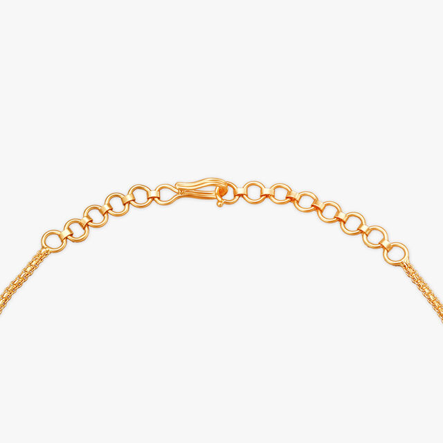 Regal Radiance Gold Necklace Set