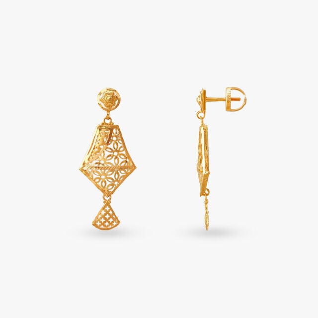 Regal Symmetry Gold Necklace Set