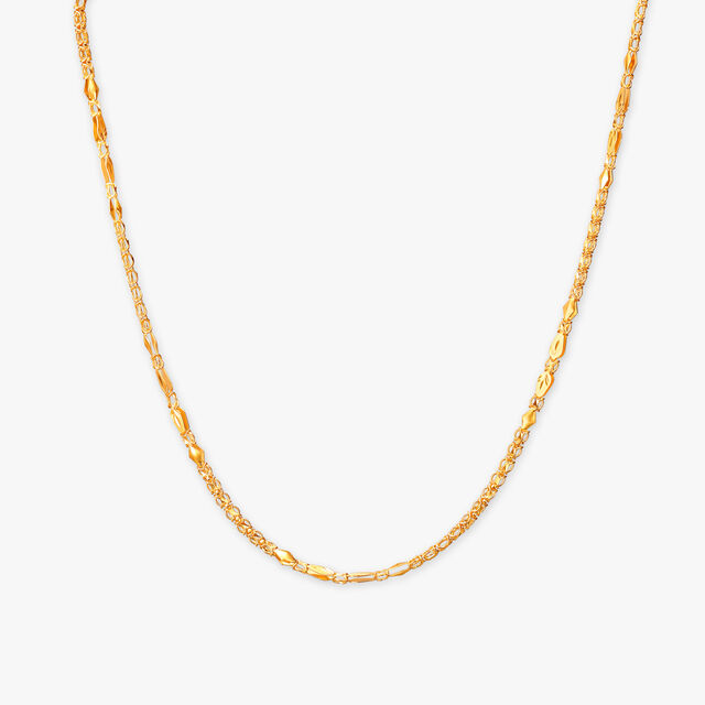 Sleek Elegance Gold Chain