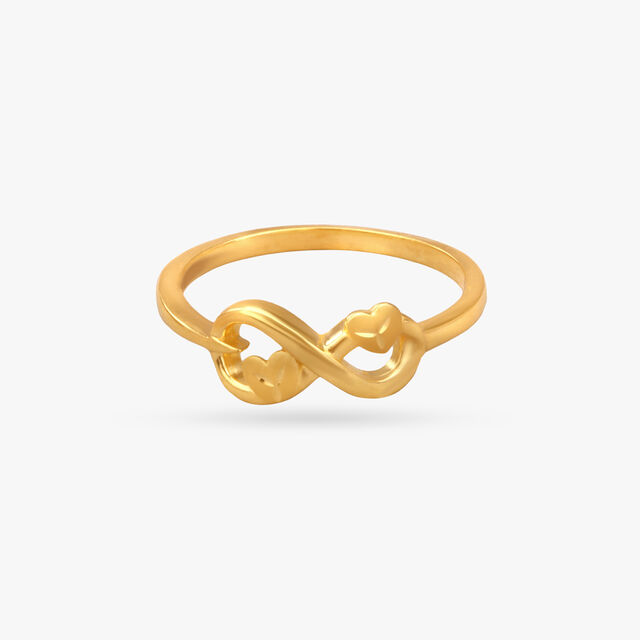 Infinite Love Gold Finger Ring