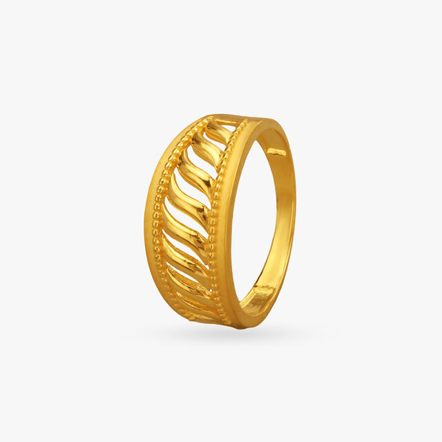 Tanishq 22KT Gold Finger Ring