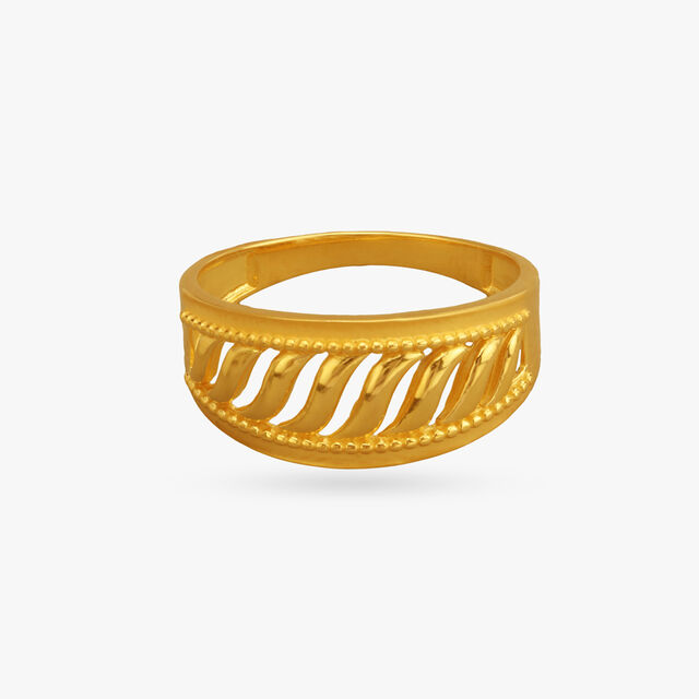 Tanishq 22KT Gold Finger Ring
