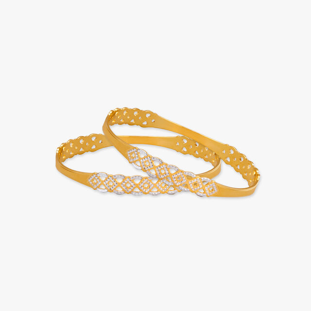 Tanishq 22 Karat Gold Bangle for Women