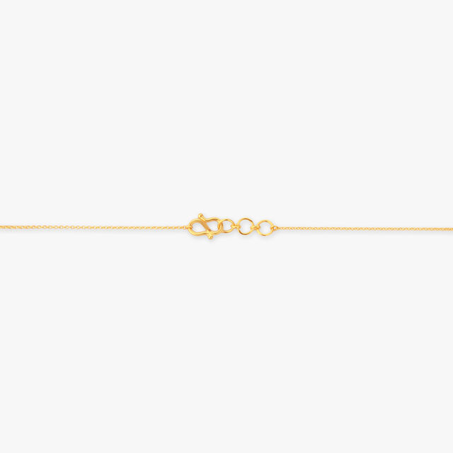 Swirl Bead Gold Chain
