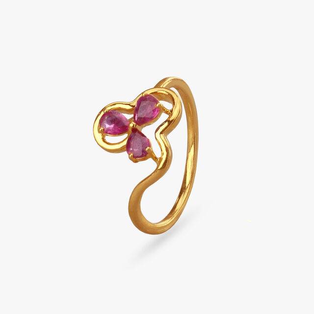 Enchanted Curve Finger Ring