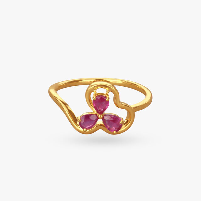 Enchanted Curve Finger Ring