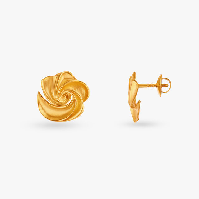 Blooming Swirl Pendant and Earrings Set 5