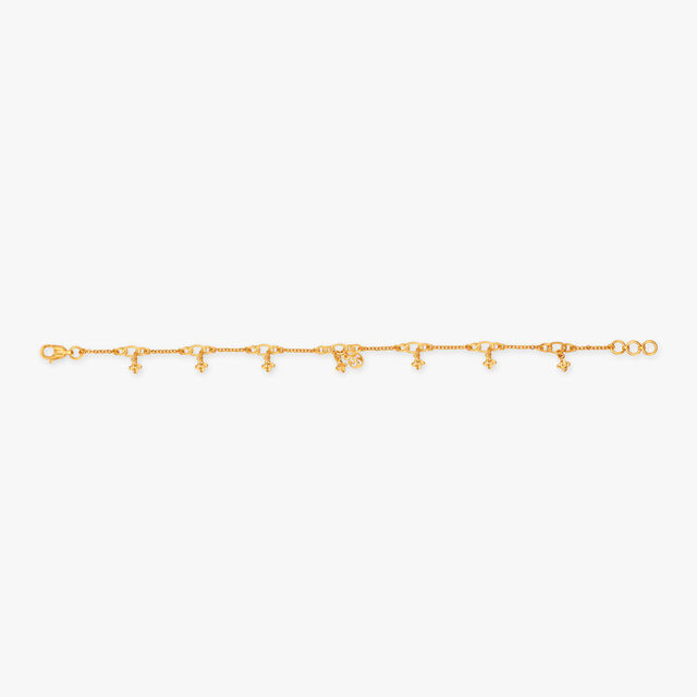 Delicate Charm Gold Bracelet