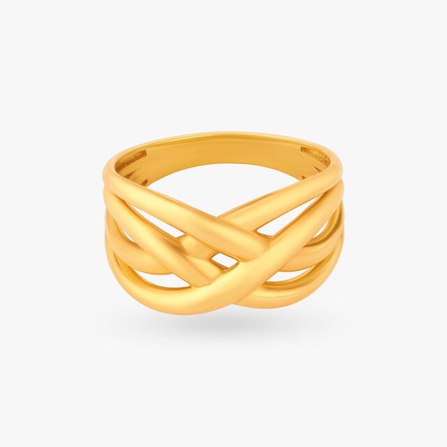 Statement Gold Finger Ring