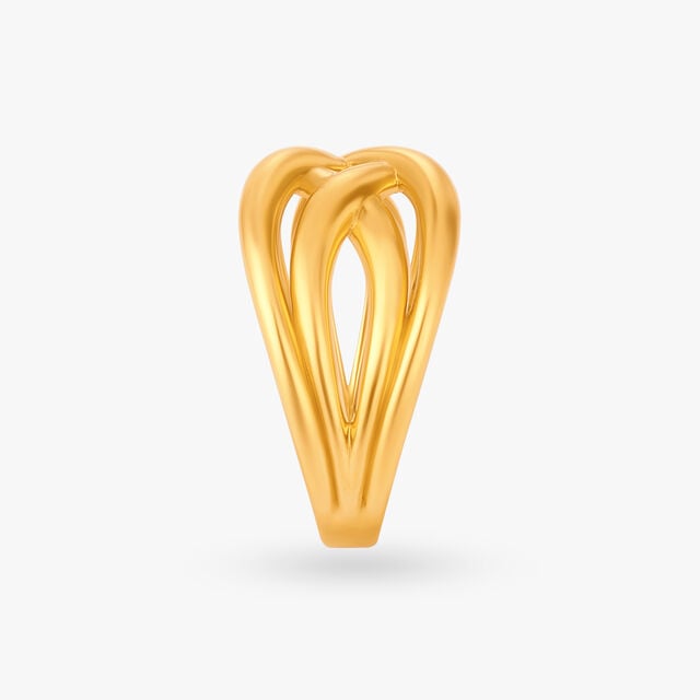 Statement Gold Finger Ring