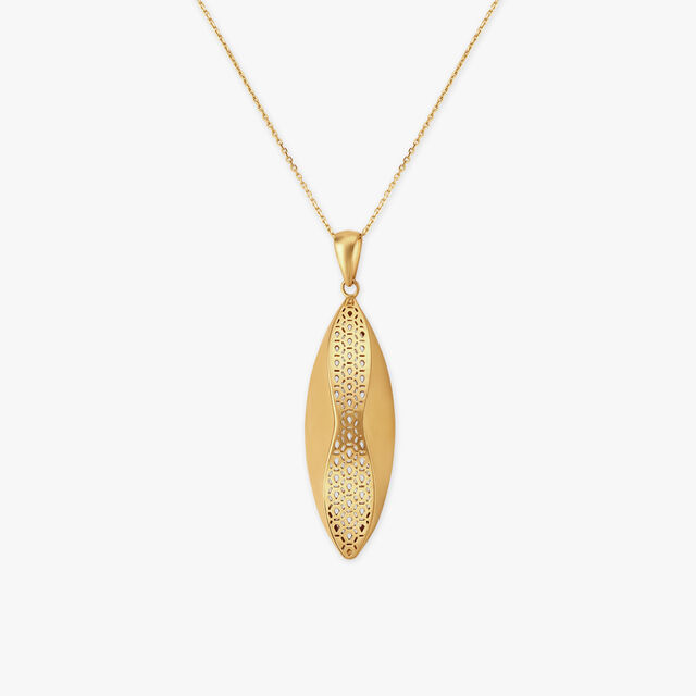 Subtle Teardrop Pendant with Chain 2