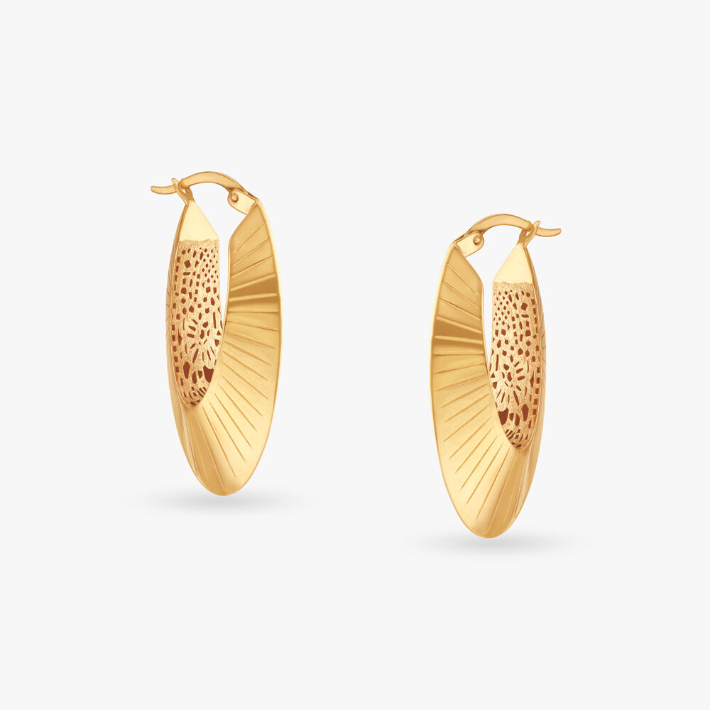 Edgy hoop earrings on sale