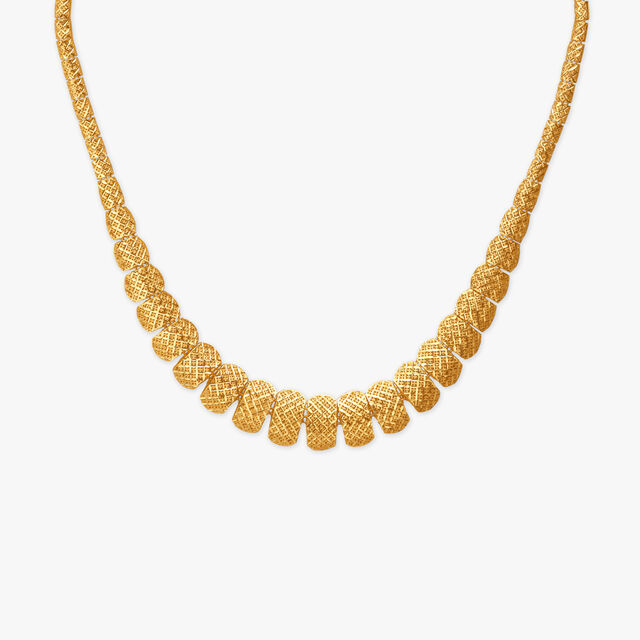 Ethereal Gleam Gold Necklace