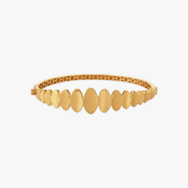 Unique Oval Bangle 