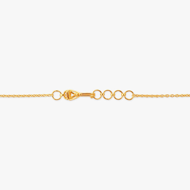 Vintage Swirl Gold Pendant with Chain and Earrings Set