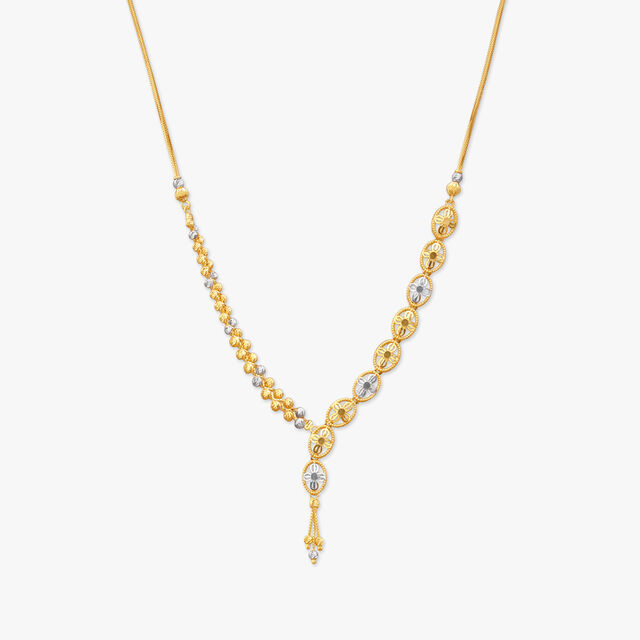 Regal Rhythm Gold Necklace Set 2