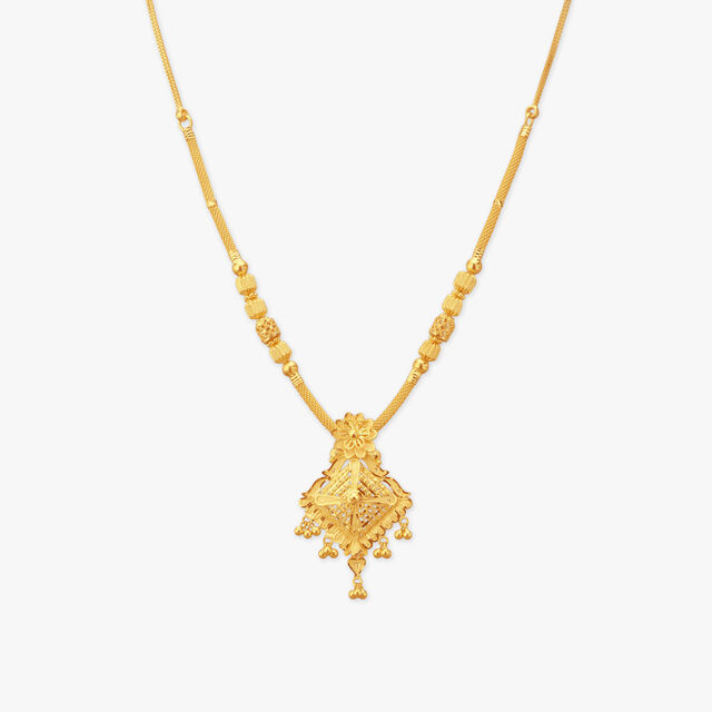 Heritage Charm Gold Necklace Set 2