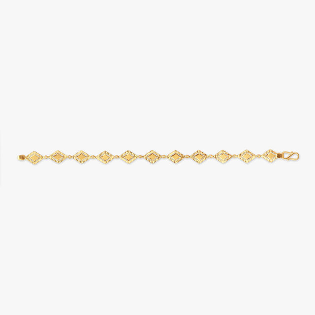 Rhombus Rhythm Gold Bracelet