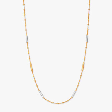 Textured Link Gold Chain