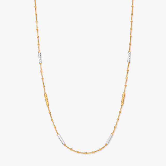 Textured Link Gold Chain