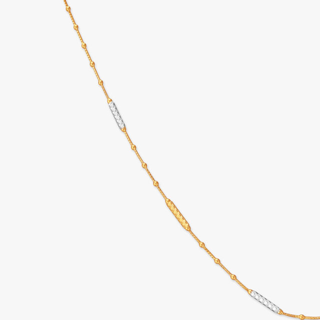 Textured Link Gold Chain