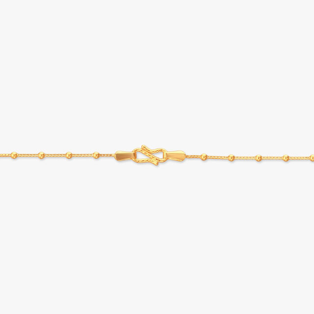 Textured Link Gold Chain
