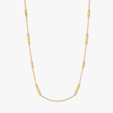 Woven Links Gold Chain