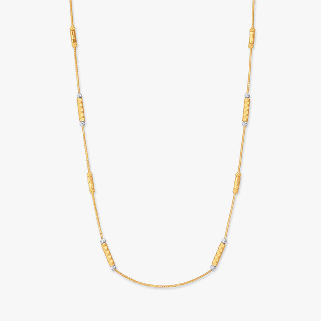 Woven Links Gold Chain