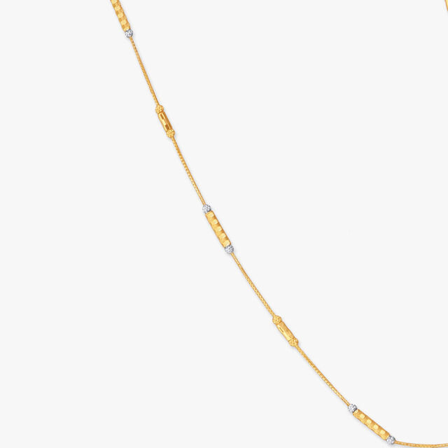 Woven Links Gold Chain