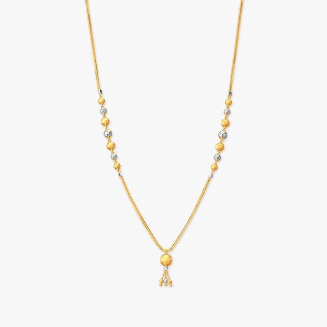 Bauble Tassel Gold Chain