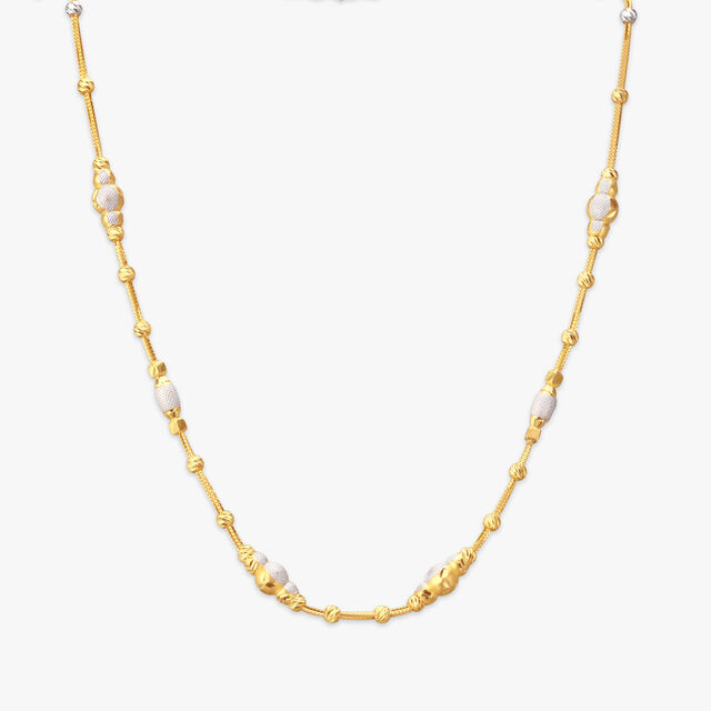 Spheres Charm Gold Chain