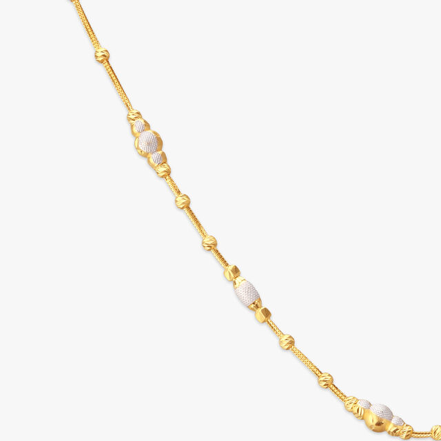 Spheres Charm Gold Chain