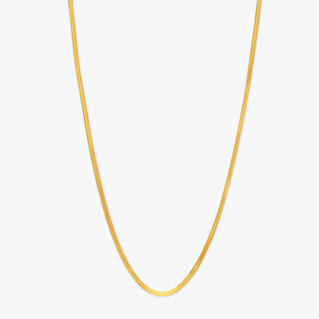 Textured Shine Gold Chain 