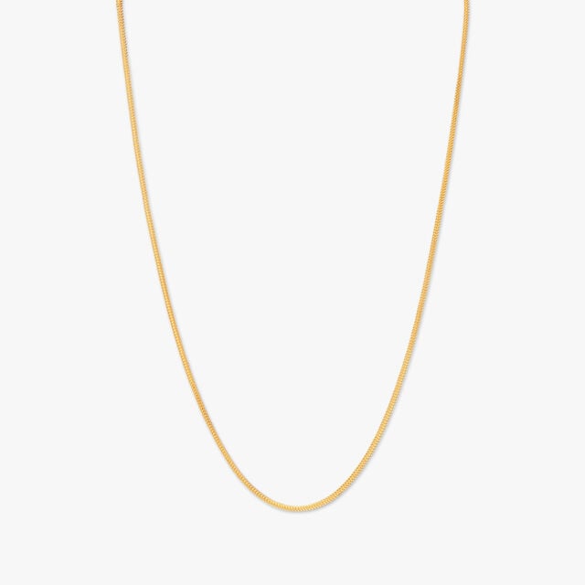 Refined Weave Gold Chain