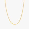 Flat Mesh Gold Chain 