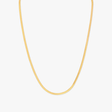 Flat Mesh Gold Chain