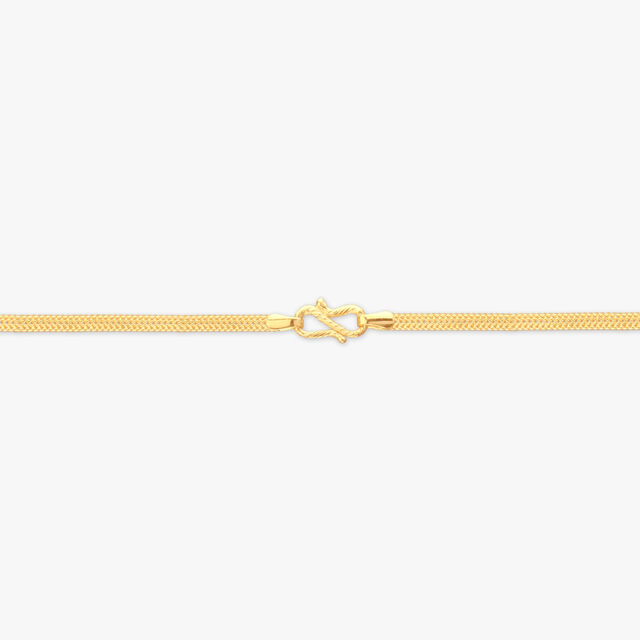 Flat Mesh Gold Chain 3