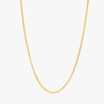 Chevron Weave Gold Chain