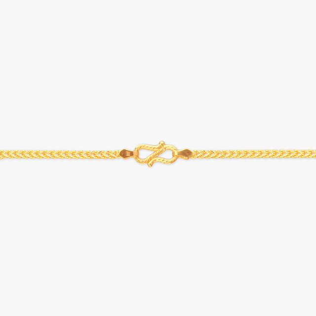 Chevron Weave Gold Chain 3